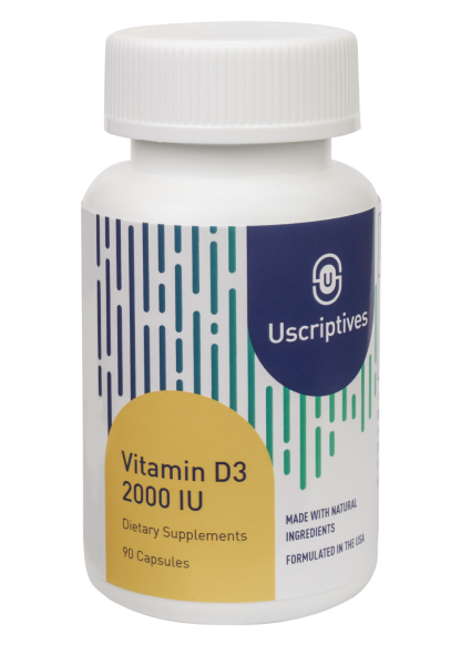 Uscriptives Vitamin D3 2000 IU