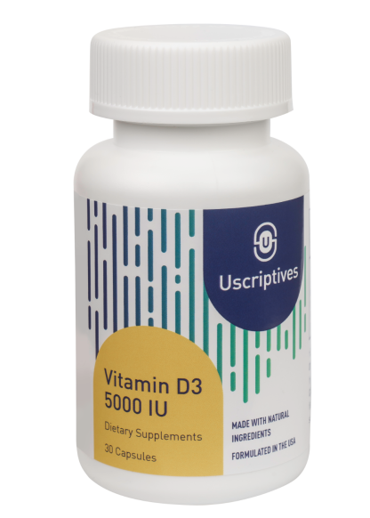 Uscriptives Vitamin D3 5000 IU