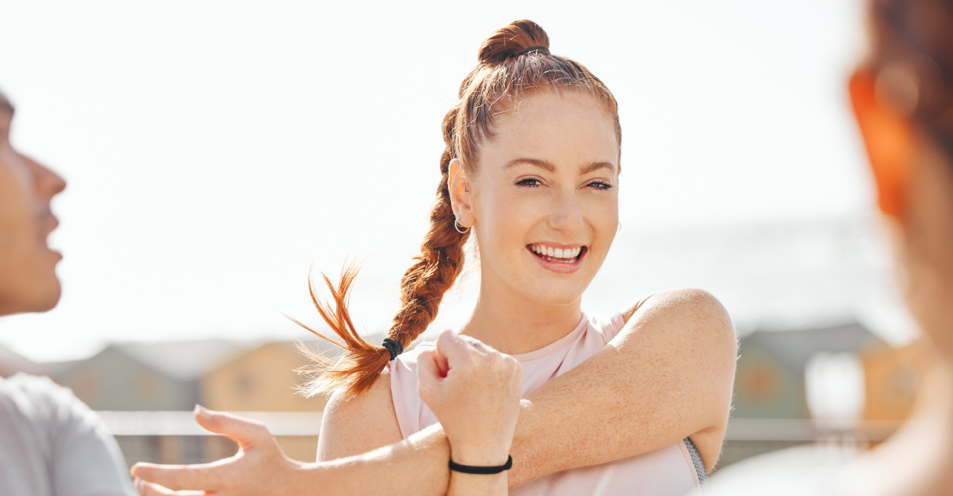 woman exercising 