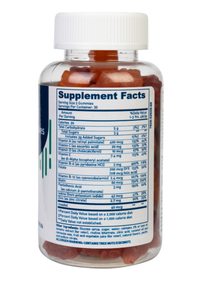 Uscriptives Multivitamin for children supplement facts