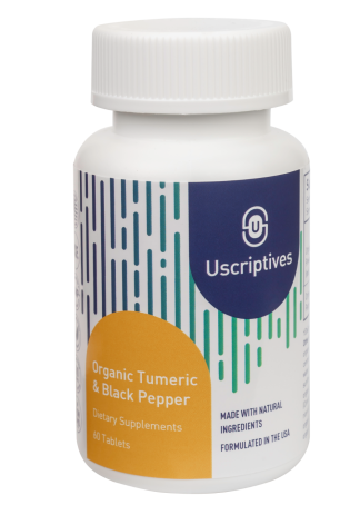 Uscriptives Organic Turmeric & Black Pepper