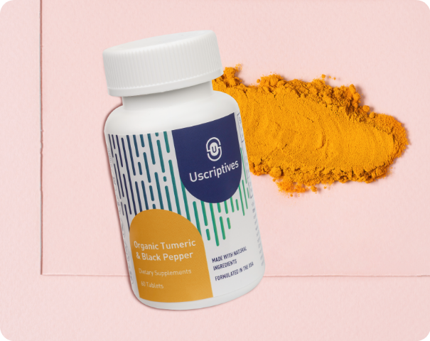 Uscriptives Organic Turmeric & Black Pepper