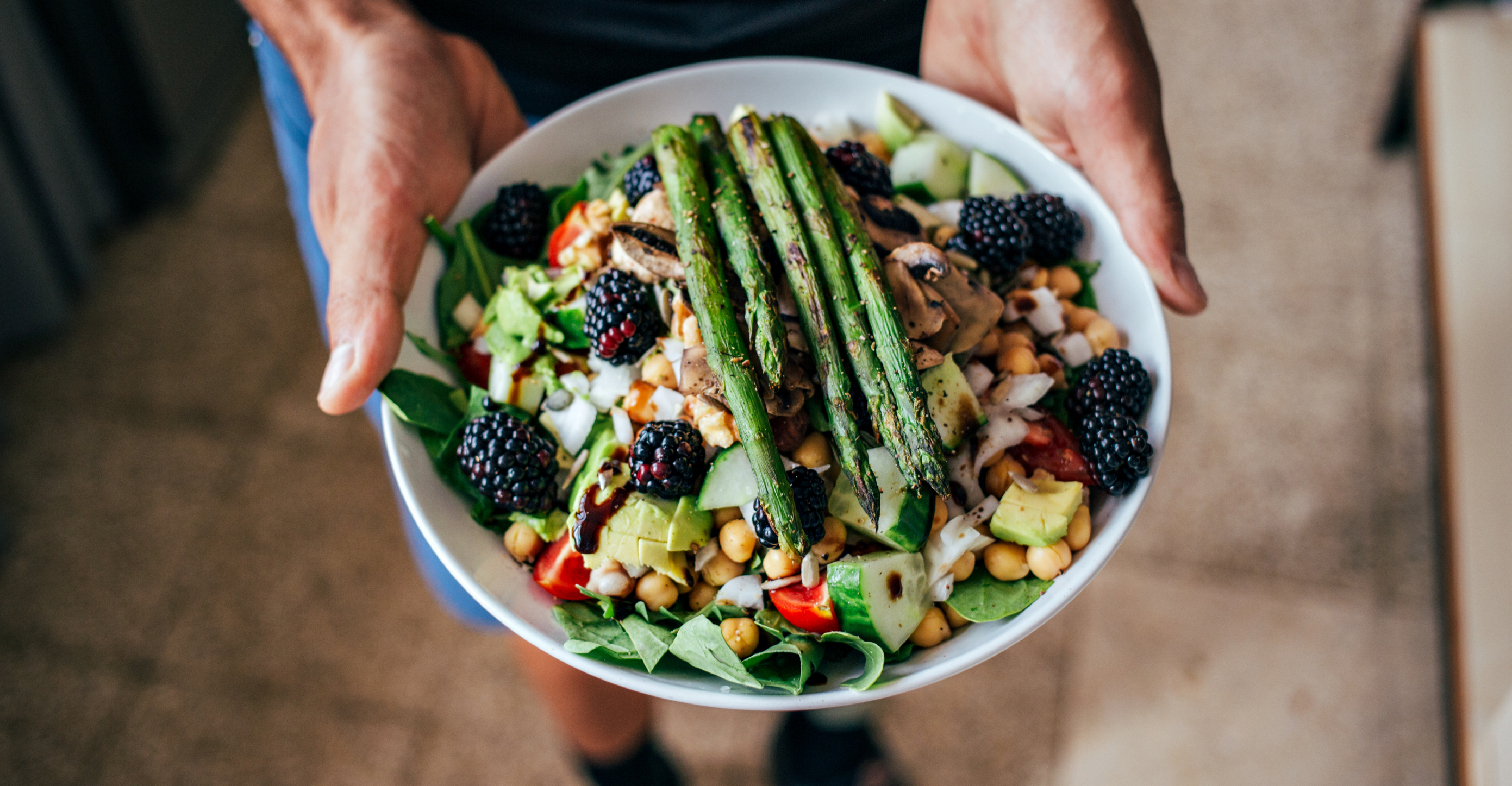 salad made of healthy ingredients 